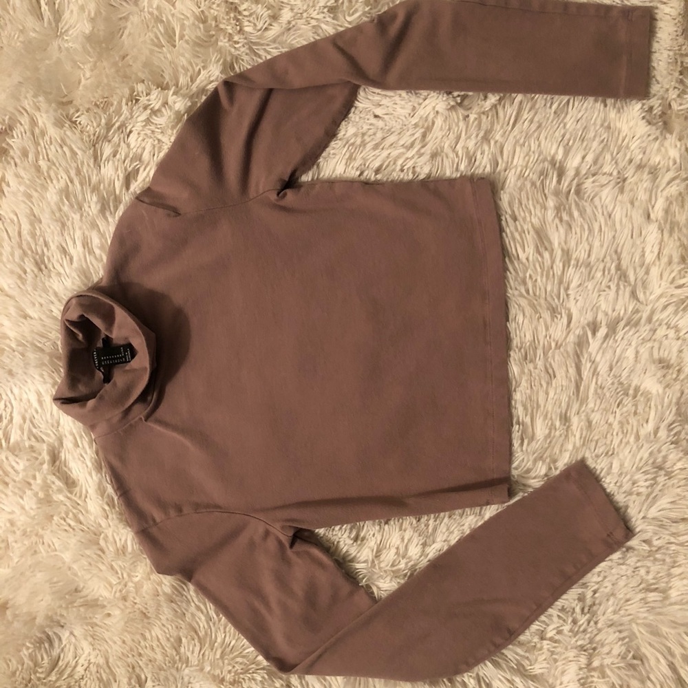 Long sleeve crop shirt